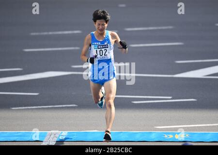 Tokio, Japan. Kredit: Matsuo. März 2020. Daisuke Uekado Marathon: Tokyo Marathon 2020 in Tokio, Japan. Gutschrift: Matsuo .K/AFLO SPORT/Alamy Live News Stockfoto