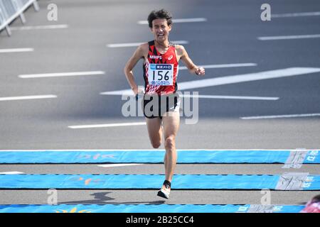 Tokio, Japan. Kredit: Matsuo. März 2020. Toshiki Sadakata Marathon: Tokio-Marathon 2020 in Tokio, Japan. Gutschrift: Matsuo .K/AFLO SPORT/Alamy Live News Stockfoto