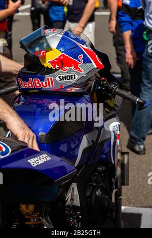 Melbourne, Australien, 1. März 2020. PATA YAMAHA WorldSBK offizieller Teamfahrer Toprak Razgatlioglu (54) während der Motul FIM Superbike-Weltmeisterschaft, Phillip Island Circuit, Australien. Credit: Dave Hewison/Alamy Live News Stockfoto