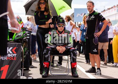 Melbourne, Australien, 1. März 2020. Kawasaki Racing Team-Fahrer Jonathan Rea (1) während der Motul FIM Superbike-Weltmeisterschaft, Phillip Island Circuit, Australien. Credit: Dave Hewison/Alamy Live News Stockfoto