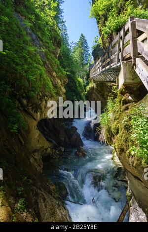 Gilfenklamm bei Sterzing in Südtirol Stockfoto