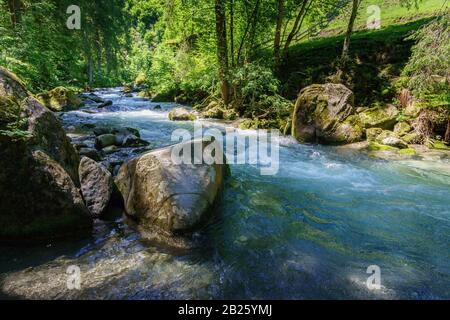 Gilfenklamm bei Sterzing in Südtirol Stockfoto