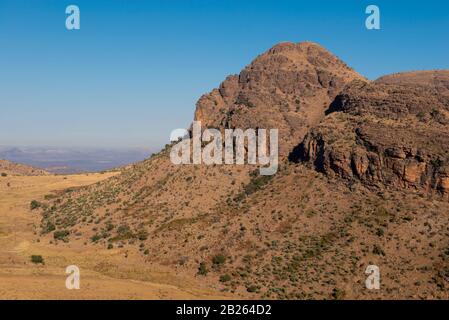 Felswände aus Waterberg, Marakele National Park, Waterberg, Südafrika Stockfoto