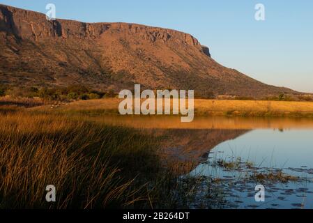 Felswände aus Waterberg, Marakele National Park, Waterberg, Südafrika Stockfoto