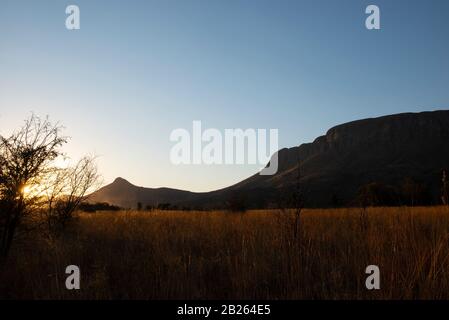 Felswände aus Waterberg, Marakele National Park, Waterberg, Südafrika Stockfoto