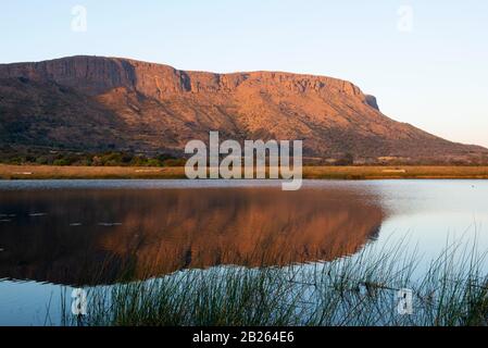 Felswände aus Waterberg, Marakele National Park, Waterberg, Südafrika Stockfoto