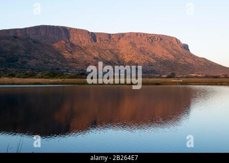 Felswände aus Waterberg, Marakele National Park, Waterberg, Südafrika Stockfoto