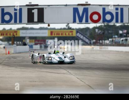 Audi UK Audi R8 Rennen 2003 Sebring 12-Stunden-Rennen Stockfoto