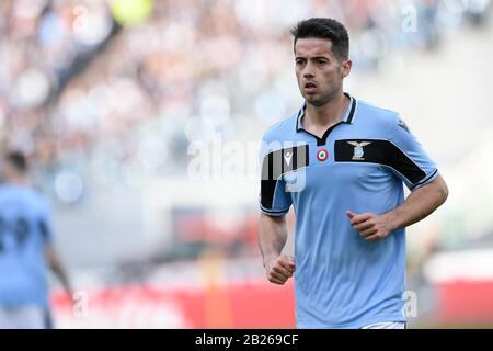 Rom, Italien. Februar 2020. Jony von SS Lazio während des Serie-A-Spiels zwischen Lazio und Bologna im Stadio Olimpico, Rom, Italien am 29. Februar 2020. Foto von Giuseppe Maffia. Kredit: UK Sports Pics Ltd/Alamy Live News Stockfoto