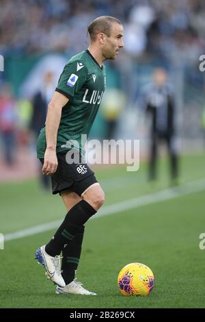 Rom, Italien. Februar 2020. Rodrigo Palacio von Bologna beim Serie-A-Spiel zwischen Lazio und Bologna im Stadio Olimpico, Rom, Italien am 29. Februar 2020. Foto von Giuseppe Maffia. Kredit: UK Sports Pics Ltd/Alamy Live News Stockfoto