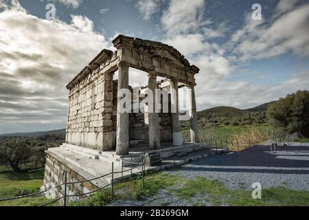 Ruinen in Der Antiken Stadt Messina, Peloponnes, Januar 2020 Stockfoto