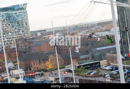 Fairground Rides, Centenary Square, Birmingham, England Stockfoto