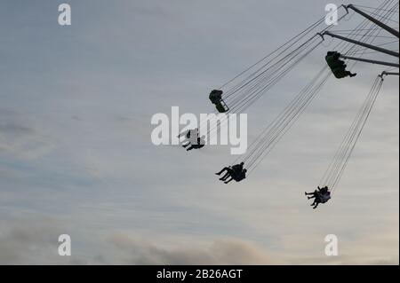 Fairground Rides, Centenary Square, Birmingham, England Stockfoto