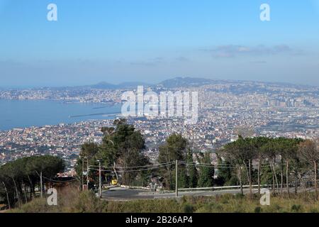 Escursione al Parco Nazionale del Vesuvio Stockfoto