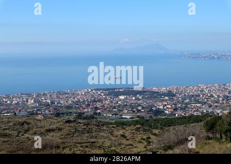 Escursione al Parco Nazionale del Vesuvio Stockfoto