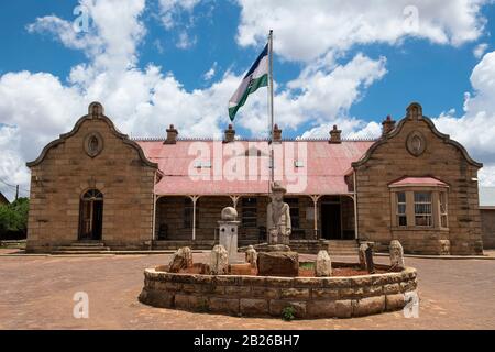 Bezirkskommissariat, 1850er Jahre, Leribe, Lesotho Stockfoto