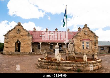 Bezirkskommissariat, 1850er Jahre, Leribe, Lesotho Stockfoto