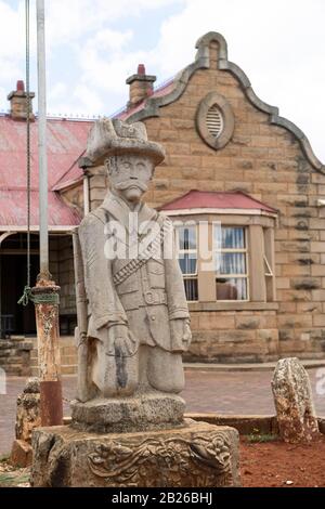 Bezirkskommissariat, 1850er Jahre, Leribe, Lesotho Stockfoto