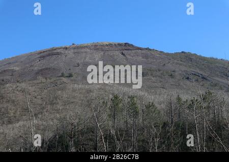 Escursione al Parco Nazionale del Vesuvio Stockfoto