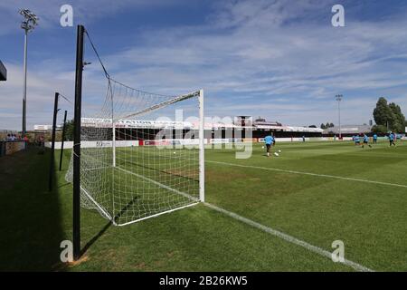 Allgemeine Ansicht der Boden vor der Dagenham u. Redbridge vs Maidenhead United, Vanarama nationalen Liga Fußball an der Chigwell Bau Stadion Stockfoto