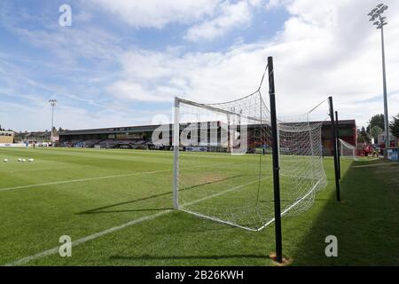 Allgemeine Ansicht der Boden vor der Dagenham u. Redbridge vs Maidenhead United, Vanarama nationalen Liga Fußball an der Chigwell Bau Stadion Stockfoto