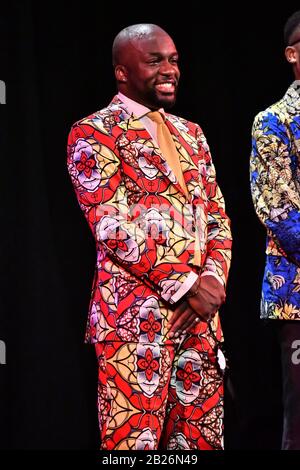 London, Großbritannien. Februar 2020. Teilnehmer an der MR & Miss Congo 2020, am 29. Februar 2020 in Old Townhall, Stratford, London, UK Credit: Picture Capital/Alamy Live News Stockfoto