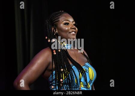 London, Großbritannien. Februar 2020. Teilnehmer an der MR & Miss Congo 2020, am 29. Februar 2020 in Old Townhall, Stratford, London, UK Credit: Picture Capital/Alamy Live News Stockfoto