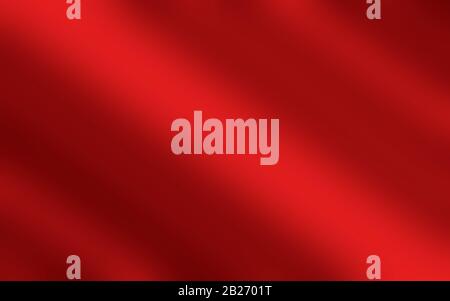 Verschwommene Lichtlinien auf rotem Hintergrund. Linien des einfallenden Lichts. Stockfoto