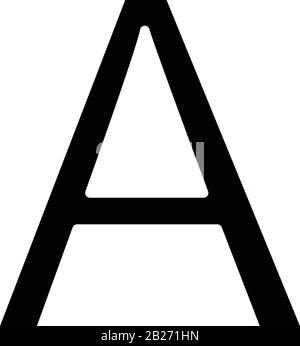 Grafikdesign schwarzes Symbol, Konzeptabbildung, Vektor-Flachsymbol, Glyph-Zeichen. Stock Vektor