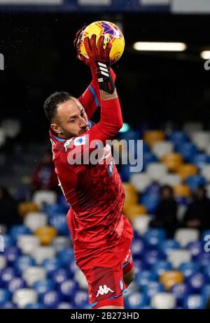 Napoli, Italien, 01. März 2020, david ospina - neapel während Napoli vs. Torino - italienisches Serie-A-Fußballspiel - Credit: LPS/Marco Iorio/Alamy Live News Stockfoto