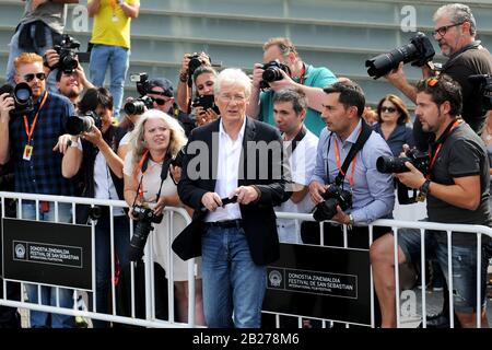 Richard Gere auf dem 64. San Sebastian International Film Festival. (Bild: © Julen Pascual Gonzalez) Stockfoto