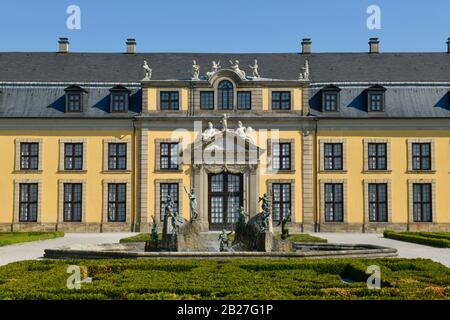 Neptunbrunnen, Galerie, Großer Garten, Herrenhäuser Gärten, Hannover, Niedersachsen, Deutschland Stockfoto