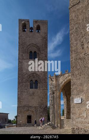 Die Chiesa Matrice - eine Kirche in Erice Stockfoto