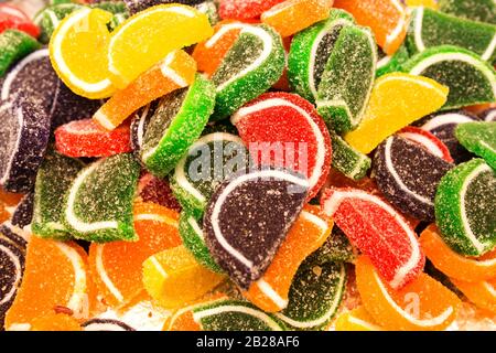 Bunte Obstkäuze, Bakground. Stockfoto