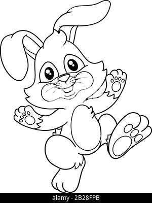 Osterhase Hase Cartoon Stock Vektor