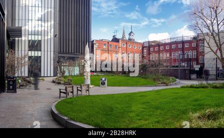 Der Miter Square in London war der Ort, an dem Jack the Ripper Catherine Eddowes im Jahr 1888 ermordete Stockfoto