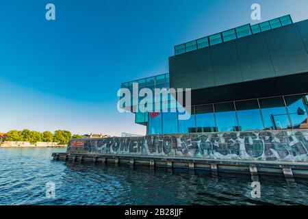 Kopenhagen, DÄNEMARK - 13. JUNI 2018: Dänisches Architekturzentrum in Kopenhagen, Dänemark. Es ist ein Zentrum für die Entwicklung von Wissen über Architekt Stockfoto