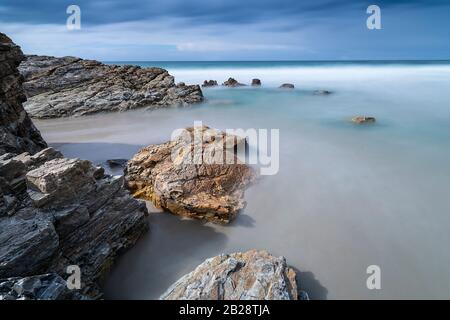 Rockt in der Ruhe Stockfoto