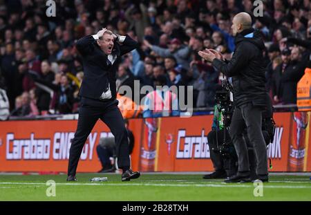 London, Großbritannien. März 2020. Dean Smith, Frustriert Im 2. Halbjahr 2020 Credit: Sportsphoto LTD/Alamy Live News Stockfoto