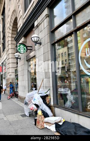 Starbucks Café-Bar in NYC, USA Stockfoto