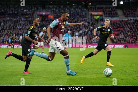 Birmingham, Großbritannien. März 2020. Ahmed Elmohamady von Aston Villa während des Carabao-Cup-Endspiels zwischen Aston Villa und Manchester City im Wembley-Stadion, London, England am 1. März 2020. Foto von Andy Rowland. Kredit: Prime Media Images/Alamy Live News Stockfoto