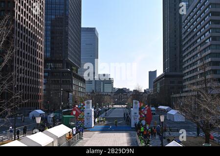 Tokio, Japan. Kredit: Matsuo. März 2020. Allgemeiner Sichtmarathon: Tokio-Marathon 2020 in Tokio, Japan. Gutschrift: Matsuo .K/AFLO SPORT/Alamy Live News Stockfoto