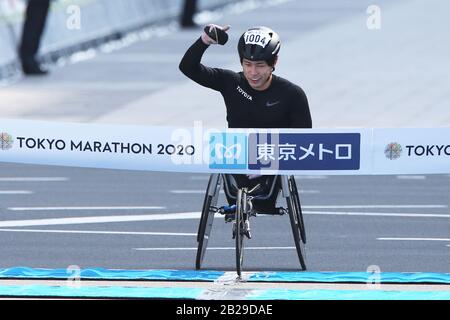 Tokio, Japan. März 2019. Tomoki Suzuki (JPN) Marathon: Tokio Marathon 2019 Zielankunft am Bahnhof Tokio in Japan. Credit: AFLO SPORT/Alamy Live News Stockfoto
