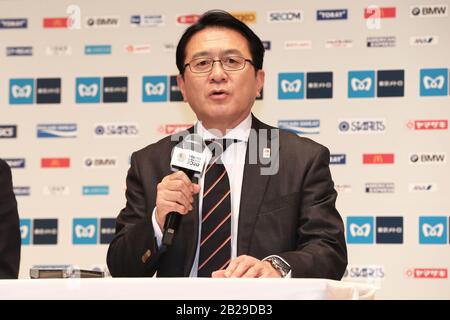 Tokio, Japan. März 2019. Toshihiko Seko Marathon: Tokio Marathon 2019 Zielstrecke am Bahnhof Tokio in Japan. Credit: AFLO SPORT/Alamy Live News Stockfoto