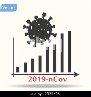 Coronavirus Distribution Schedule, Coronavirus Icon 2019-nCov eps 10 Stock Vektor