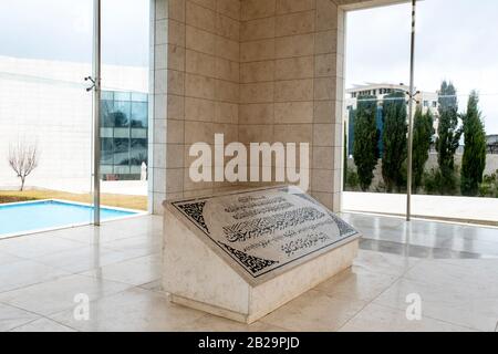 Das Mausoleum von Jassir Arafat in Ramallah, Palästina. Stockfoto