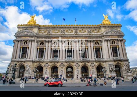 Palais Garnier, das Opernhaus von Paris, Frankreich Stockfoto