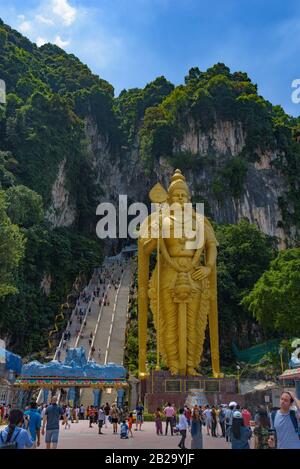 Batu Höhlen in Kuala Lumpur, Malaysia Stockfoto