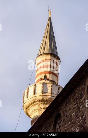 Minarete der Blauen Moschee, Istanbul, Türkei Stockfoto