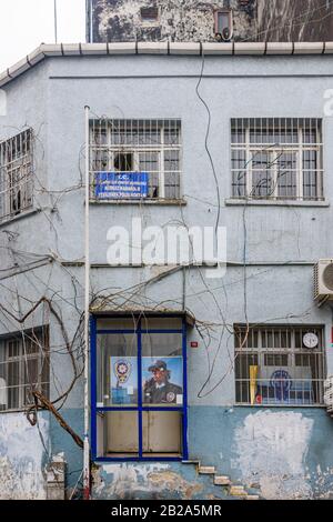 Polizeistation, Istanbul, Türkei Stockfoto